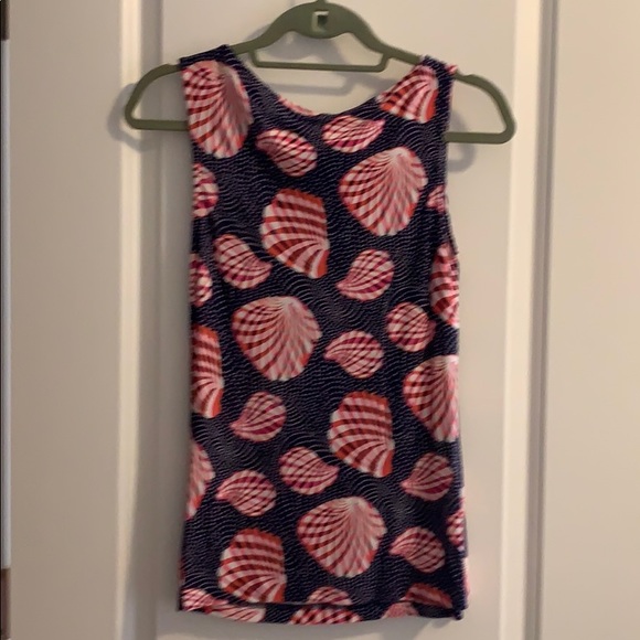 Lilly Pulitzer Great Escape Navy Top - Picture 3 of 3